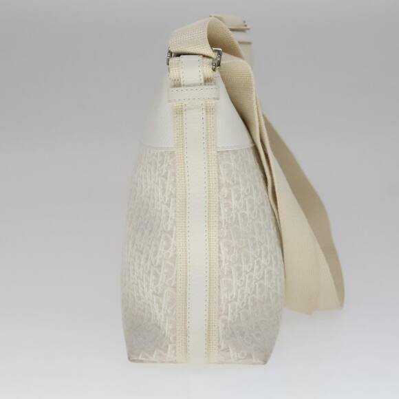 DIOR Trotter Canvas Shoulder Bag White Silver - Picture 5 of 12